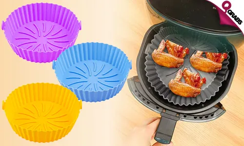 Reusable Silicone Air Fryer Liners!